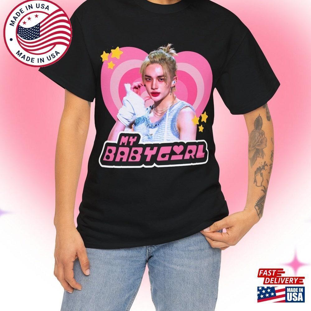 Babygirl Shirt Stray Kids Blonde  Tour  T-Shirt Classic